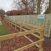 fencing with brown stuff